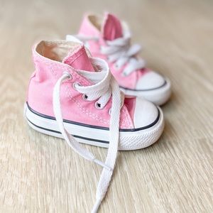Pink Converse High Tops | Size 3 Toddler